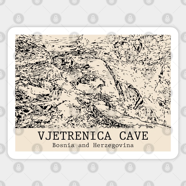 Vjetrenica Cave - Bosnia and Herzegovina Magnet by Lakeric